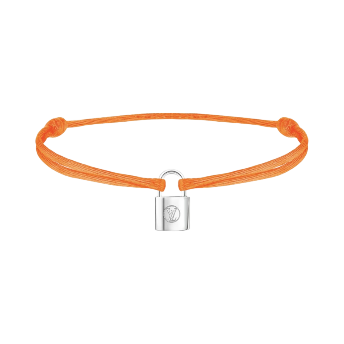 루이비통 실버 락킷 컬러 브레이슬릿 스털링 실버 플루오 오렌지(Louis Vuitton Silver Lockit Color Bracelet Sterling Silver Fluo Orange) - 1