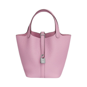 Hermes Picotin Lock 18 Bag Clemence & Palladium Mauve Sylvestre