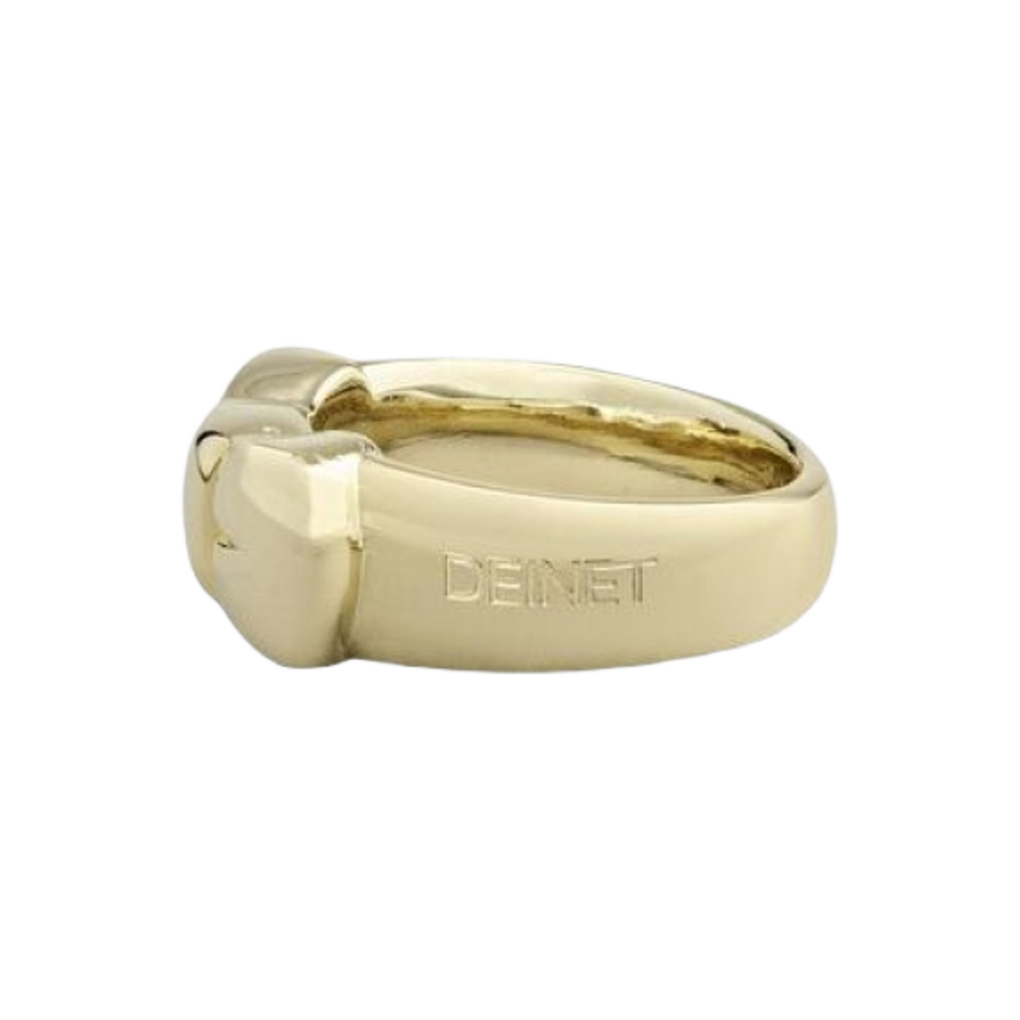 (W) 다이닛 볼드 리본 링 골드((W) Deinet Bold Ribbon Ring in Gold) - 2