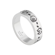Gucci Ghost Ring Silver 6mm