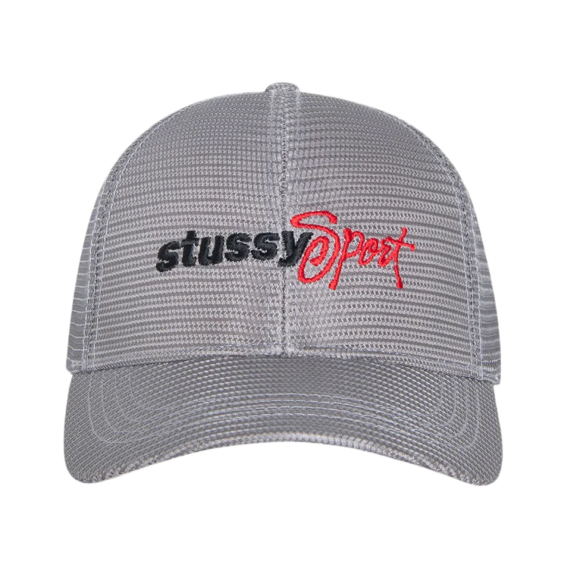스투시 미드 뎁스 스포츠 메쉬 스냅백 그레이