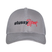 Stussy Mid-Depth Sport Mesh Snapback Grey