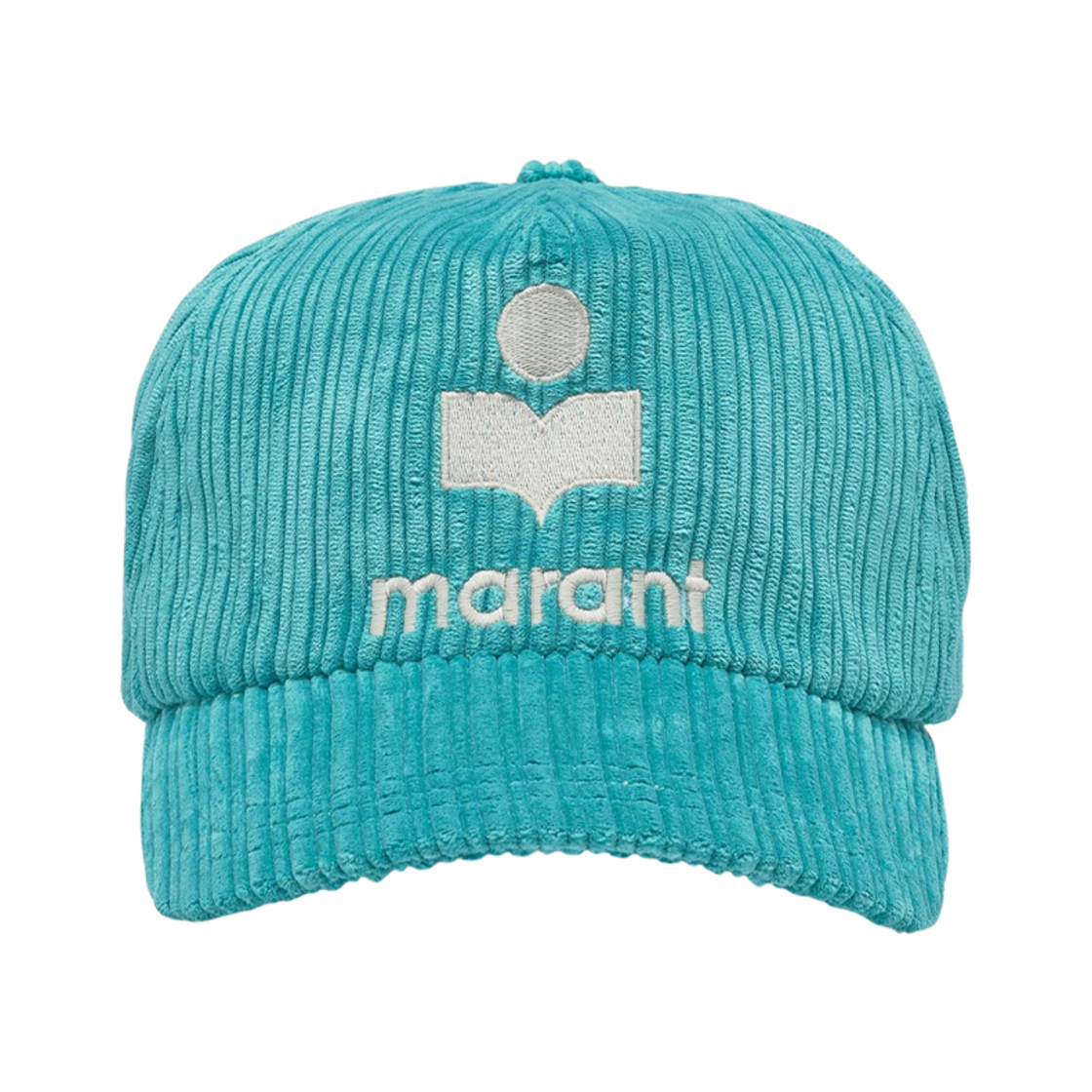 CQ0028-22A007J-61AQ Isabel Marant Tyron Velvet Corduroy Cap Light Blue - 22FW