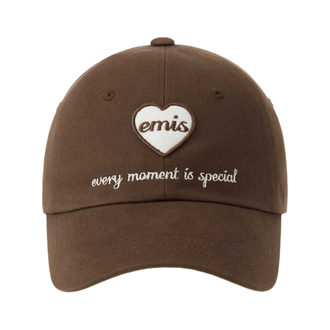 이미스 하트 와펜 볼캡 브라운