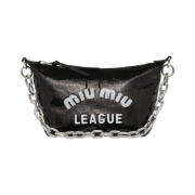 Miu Miu Spirit Sequin Bag Black