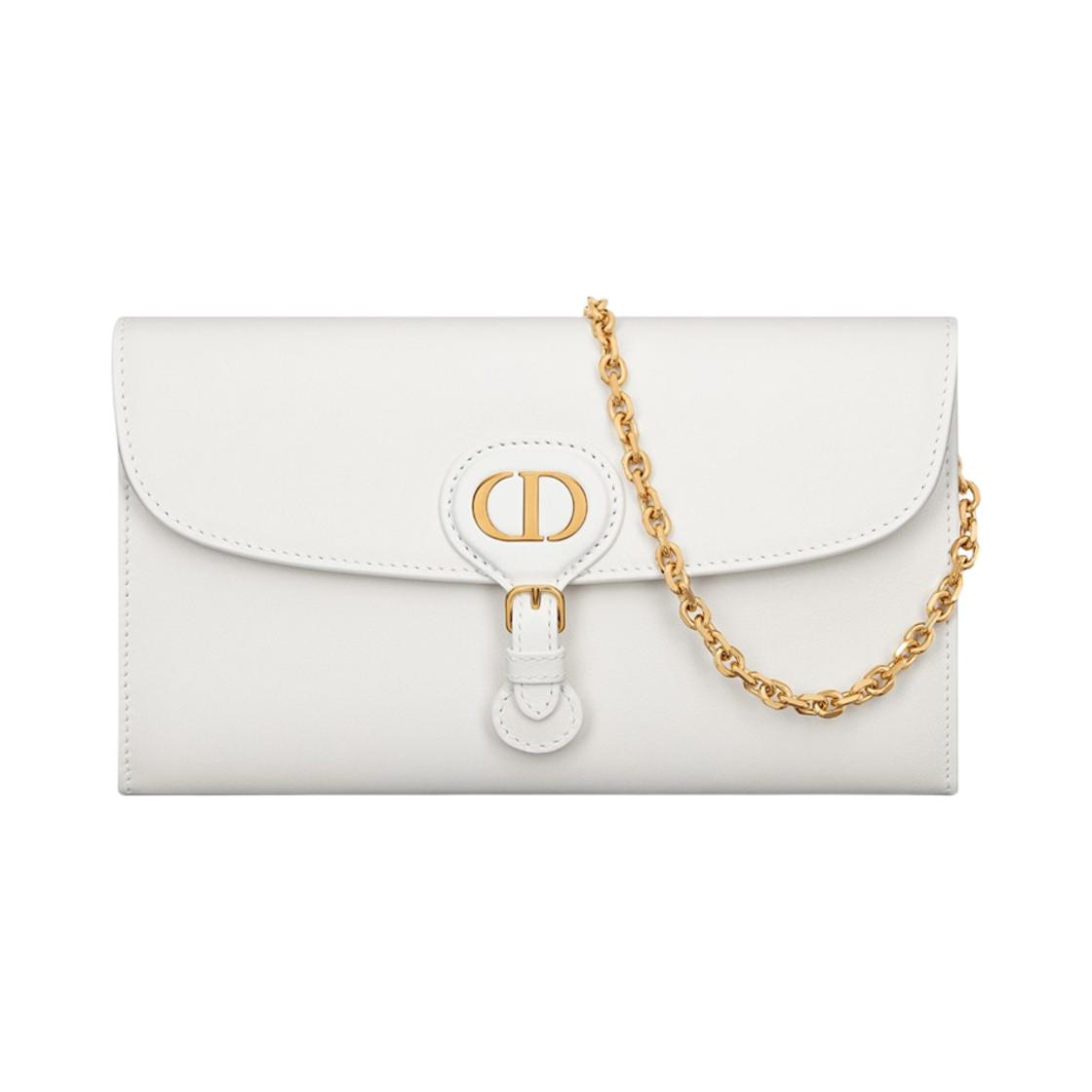 디올 바비 이스트 웨스트 체인 파우치 스무스 카프스킨 라떼(Dior Bobby East West Pouch with Chain Smooth Calfskin Latte) - 1