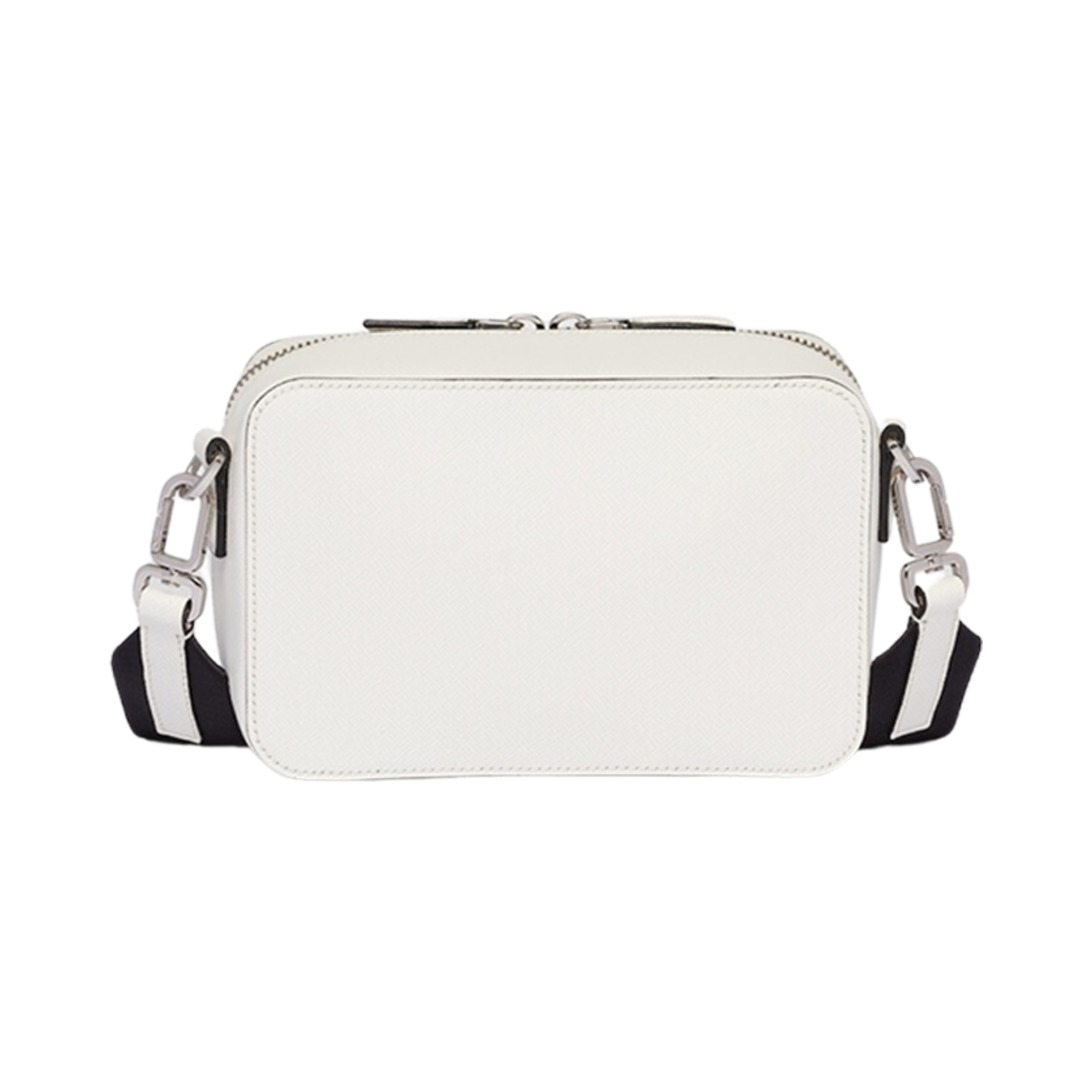 프라다 스몰 사피아노 레더 프라다 브리크 백 화이트(Prada Small Saffiano Leather Prada Brique Bag White) - 3