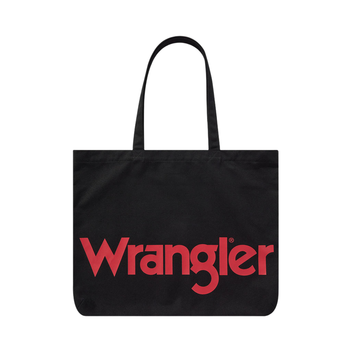 랭글러 카벨로고 에코백 블랙(Wrangler Kabel Logo Eco Bag Black)