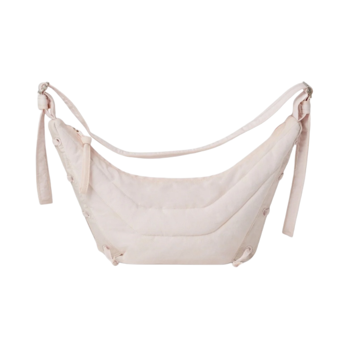 르메르 스몰 소프트 게임 백 나일론 캔버스 라이트 핑크(Lemaire Small Soft Game Bag Nylon Canvas Light Pink) - 1