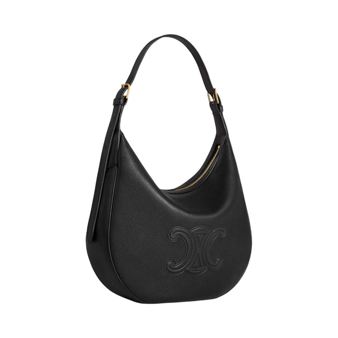 셀린느 헬로이즈 퀴르 트리옹프 백 서플 카프스킨 블랙(Celine Heloise Cuir Triomphe Bag in Supple Calfskin Black) - 2