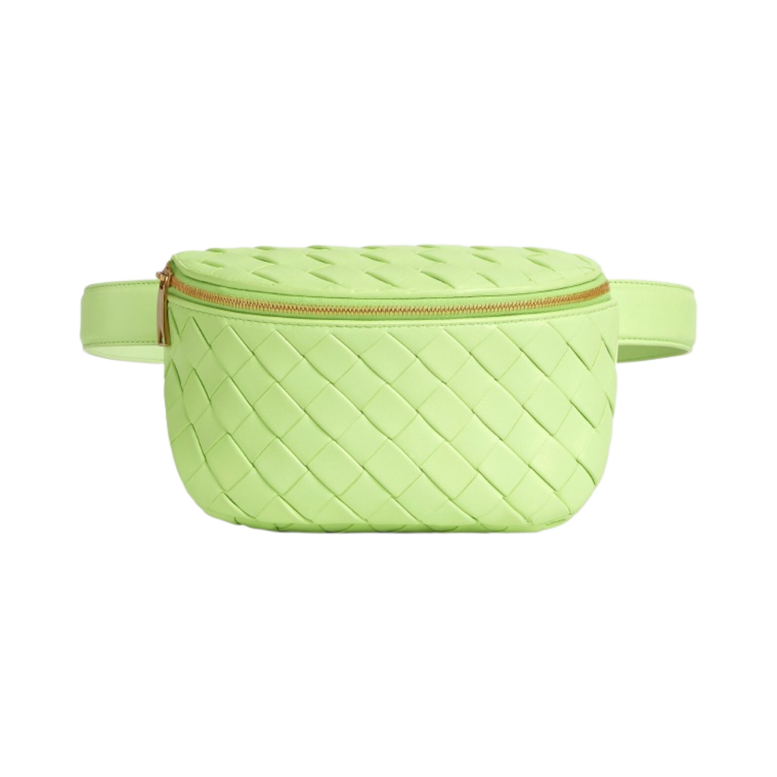 보테가 베네타 패딩 인트레치아토 벨트백 페넬(Bottega Veneta Padded Intrecciato Belt Bag Fennel)