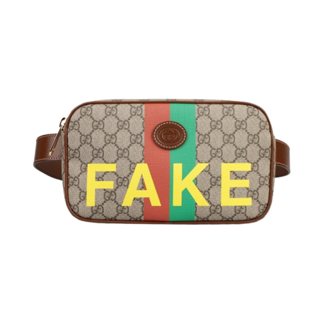 602695-2GCAG-8280 Gucci Fake Not Belt Bag Brown