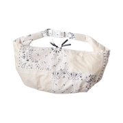 Kapital Gauze Bandana Beach Snuffkin Bag White