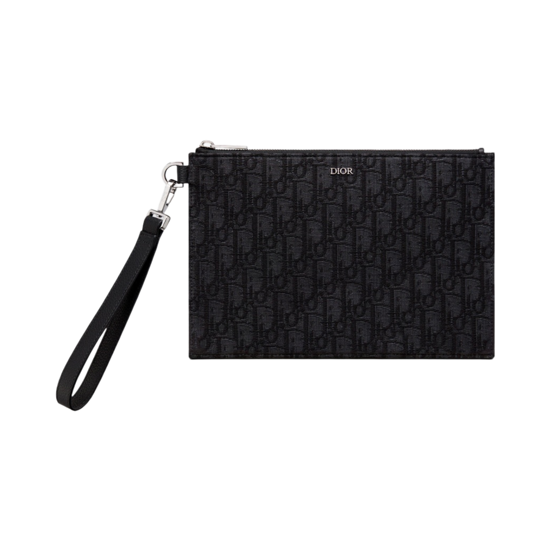 2ESCA338YSE-H03E Dior A5 Pouch Black Dior Oblique Jacquard