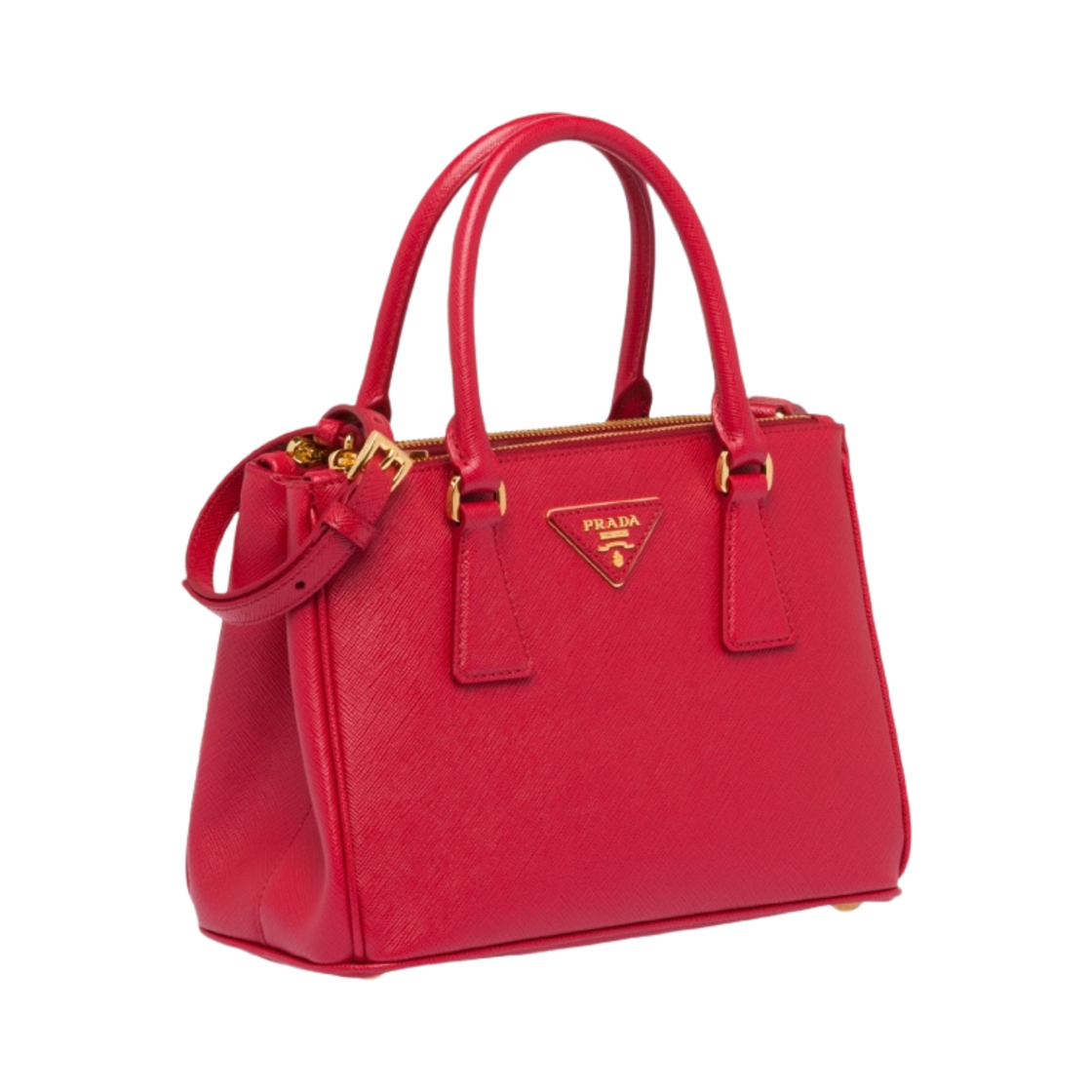 프라다 갤러리아 사피아노 레더 스몰백 파이어리 레드(Prada Galleria Saffiano Leather Small Bag Fiery Red) - 2