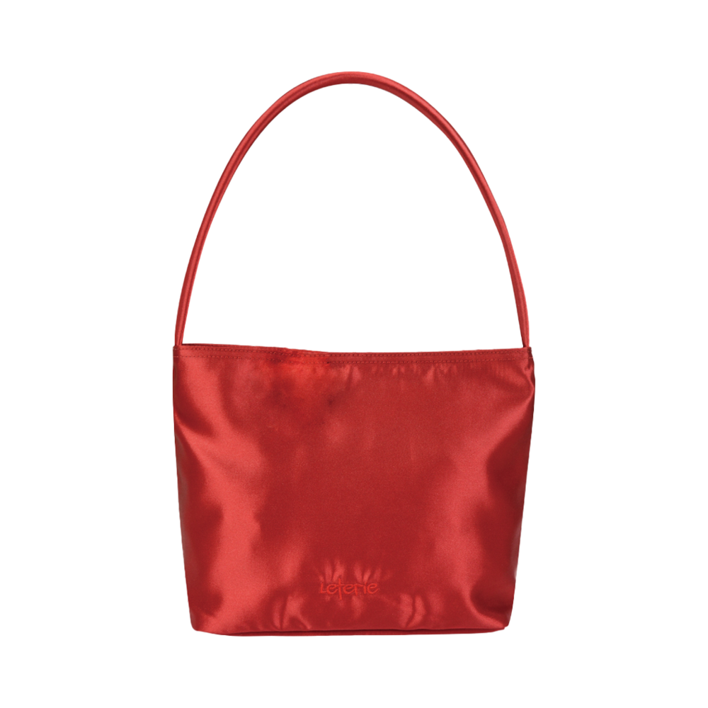 lr25ss01 Leterie Logo Embroidery Tote Bag Red