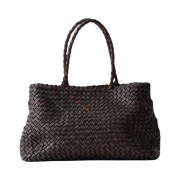 Dragon Diffusion Vintage Mesh Tote Bag Dark Brown