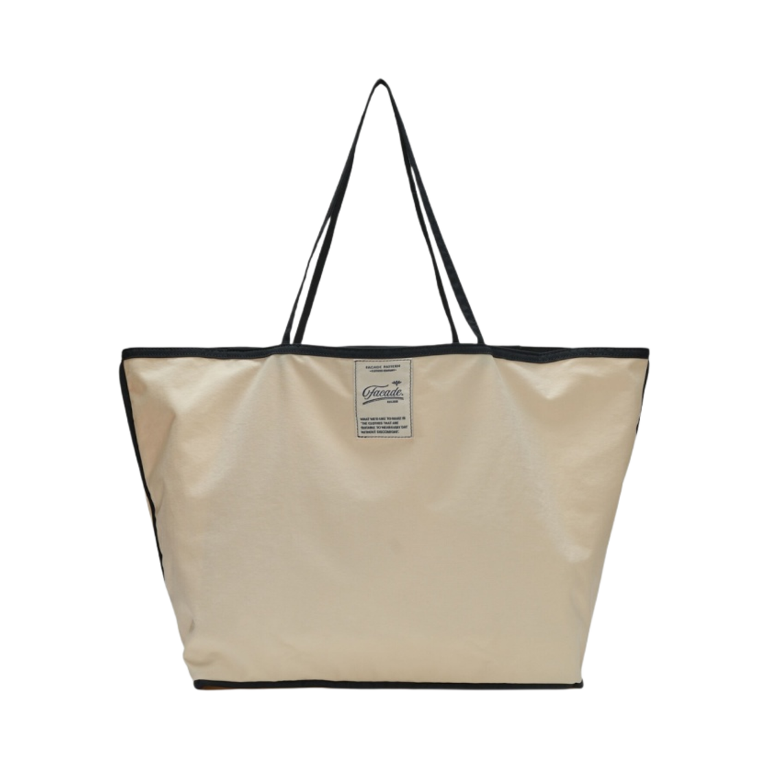 - Facade Pattern Breeze Shopper Bag Ecru