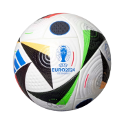 Adidas Euro 24 Pro Football White Black Glow Blue