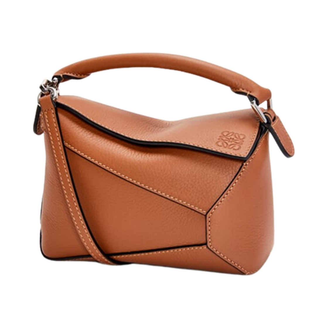 로에베 미니 퍼즐 백 인 클래식 카프스킨 탄(Loewe Mini Puzzle Bag In Classic Calfskin Tan) - 1