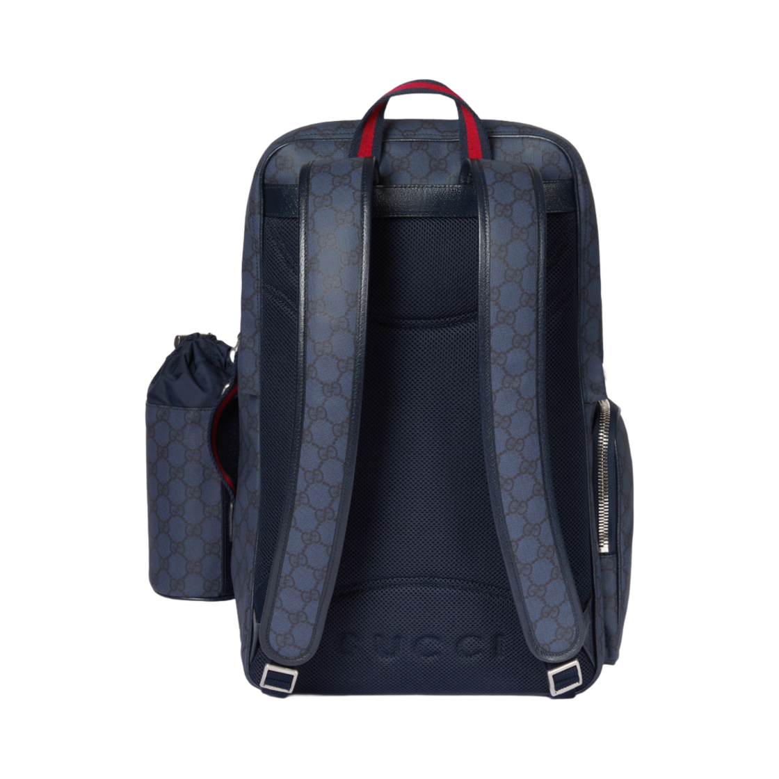 구찌 웹 디테일 미디움 백팩 다크 블루(Gucci Web Detail Medium Backpack Dark Blue) - 3