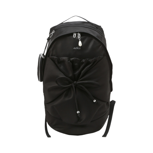 AABA5E930BK Athe Vanessabruno Ribbon Backpack M Black