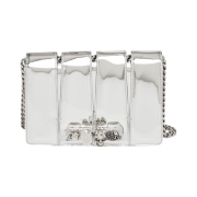 Alexander McQueen Slash Bag Silver