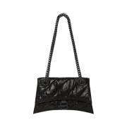 Balenciaga Quilted Crush Small Chain Bag Black