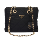 Prada Re-Edition 1995 Chaine Re-Nylon Tote Bag Black