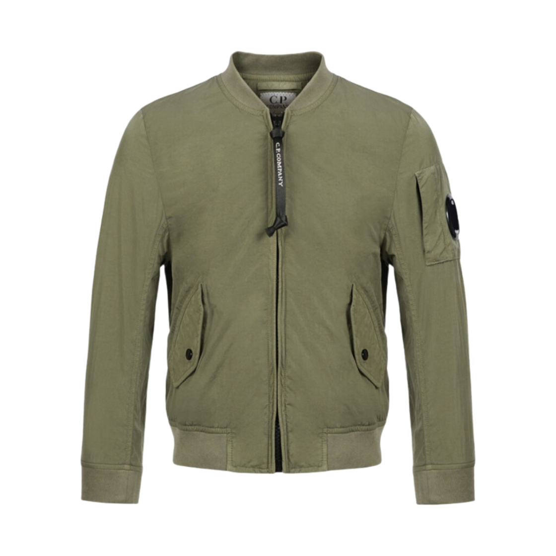 (키즈) C.P. Company U16 크롬-R 봄버 자켓 브론즈 그린 - 23SS((Kids) C.P. Company U16 Chrome-R Bomber Jacket Bronze Green - 23SS) - 1