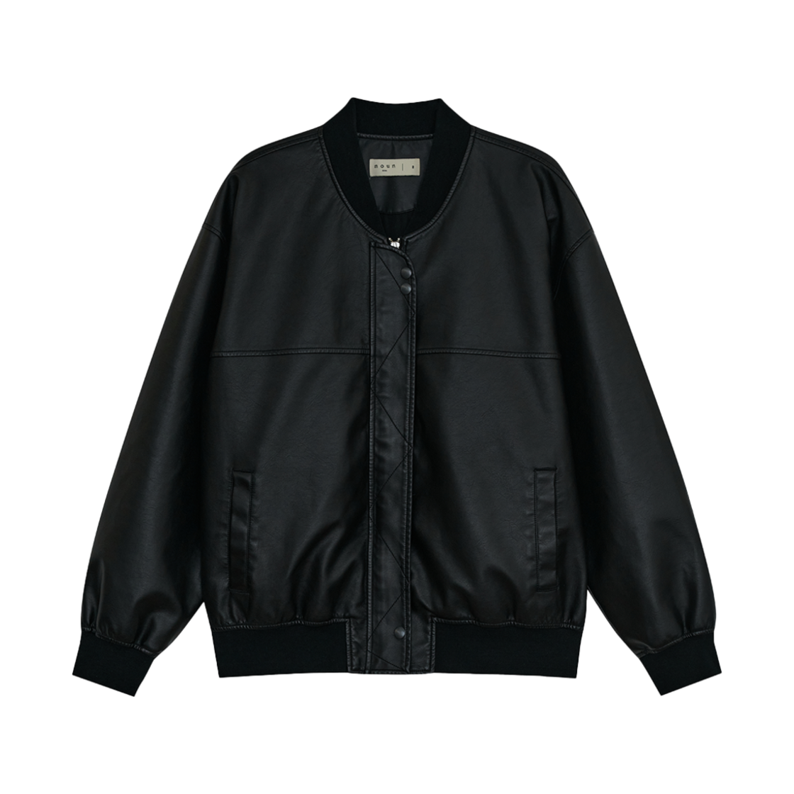 25NPBLK noun Pleather Blouson Black