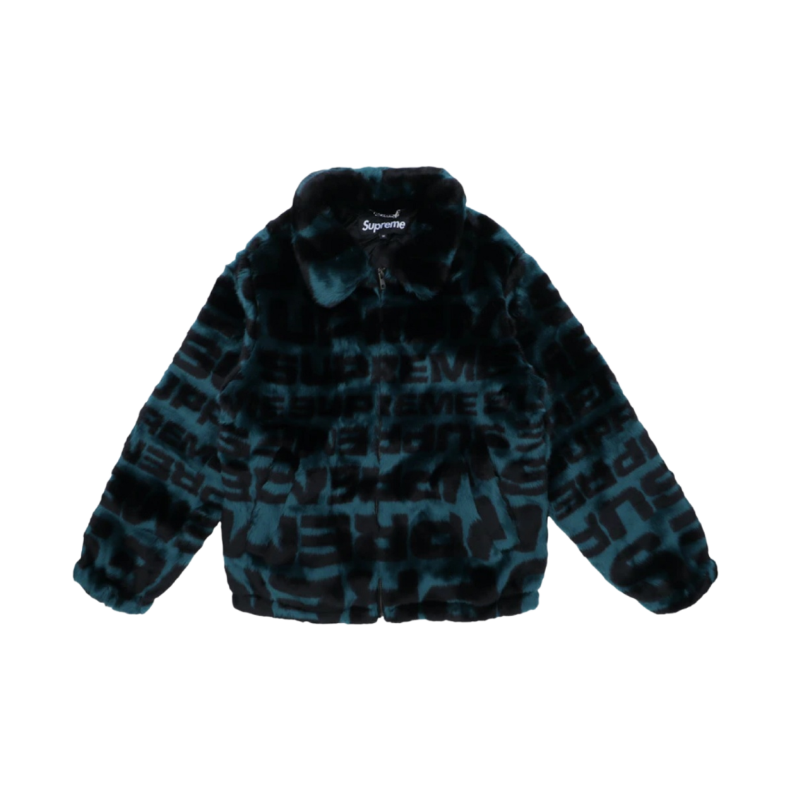 슈프림 포우 퍼 리피터 봄버 자켓 다크 틸 - 18SS