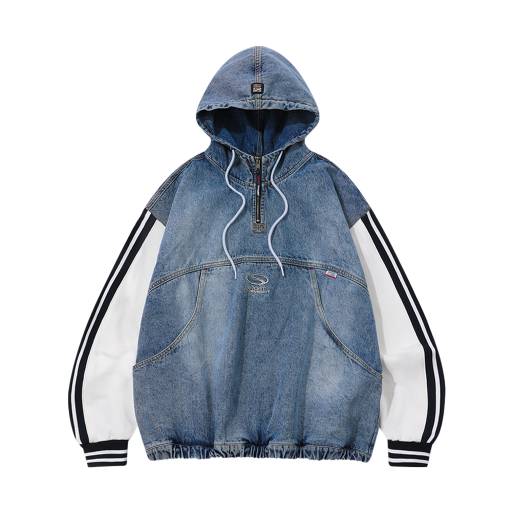 스포츠챔버 SC 트랙 데님 아노락 블루(SPORT CHAMBER SC Track Denim Anorak Blue)