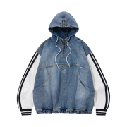 SPORT CHAMBER SC Track Denim Anorak Blue