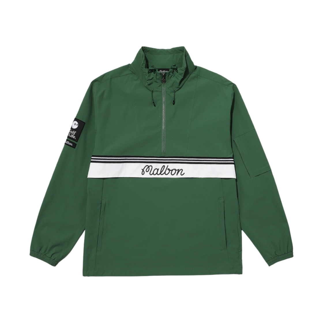 - Malbon Golf Anorak Jacket Green