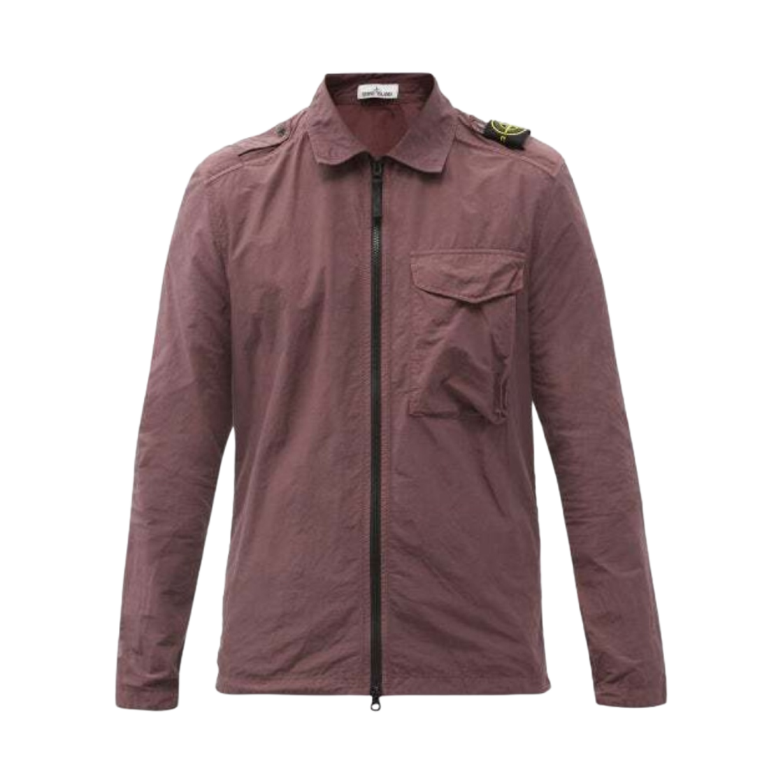 스톤 아일랜드 10802 나슬란 라이트 오버셔츠 다크 버건디 - 21SS(Stone Island 10802 Naslan Light Overshirt Dark Burgundy - 21SS) - 1