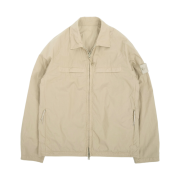 Stone Island 119F4 Ghost Piece Stretch Cotton Reversible Overshirt Beige - 21SS