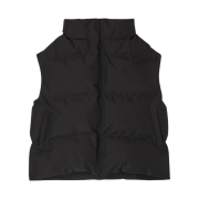 Balenciaga Swing Puffer Gilet Small Technical Ripstop Black