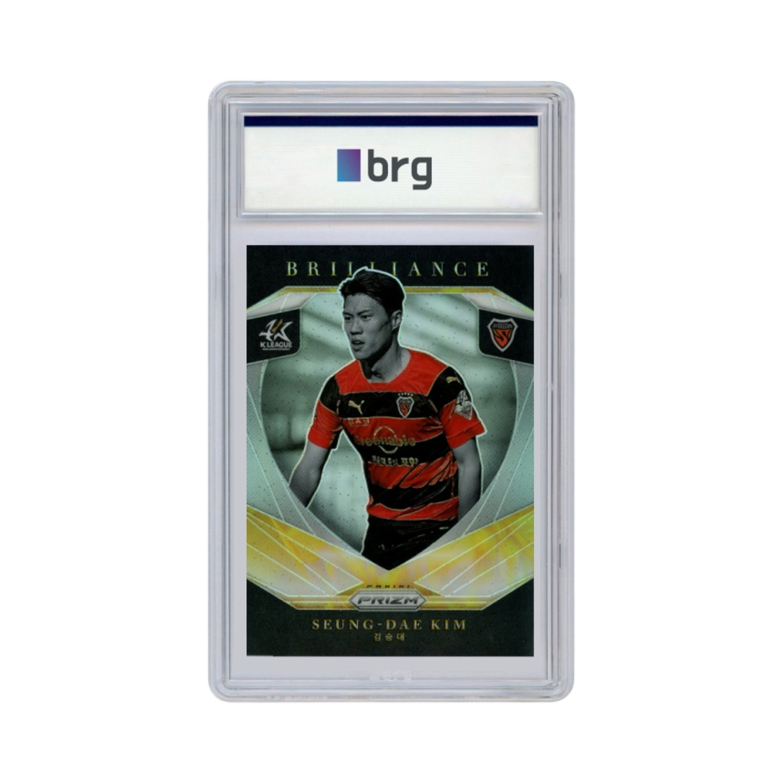 파니니 프리즘 K 리그 #9 포항 스틸러스 김승대 브릴리언스 축구 카드 2023(Panini Prizm K League #9 Pohang Steelers Kim Seung Dae Brilliance Soccer Card 2023)