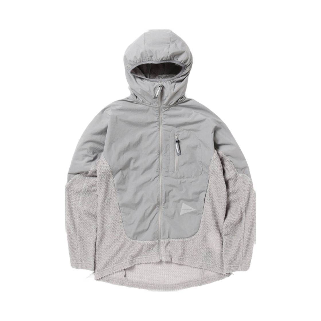 W31D6FH001_GY and wander Alpha Direct F/Z Hoodie