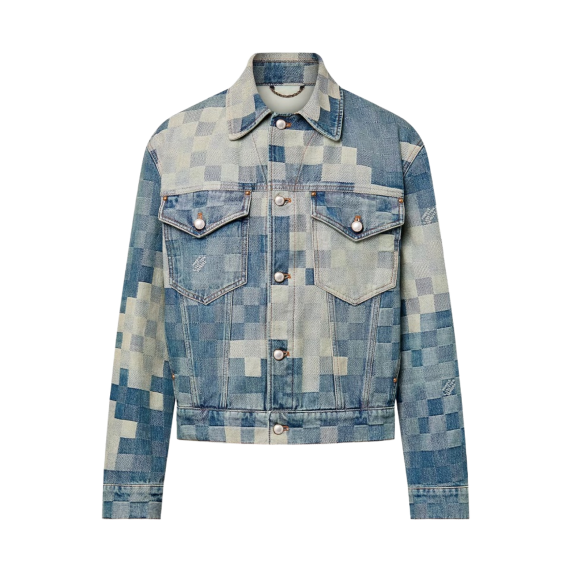 루이비통 다미에 클래식 데님 자켓 인디고(Louis Vuitton Damier Classic Denim Jacket Indigo)