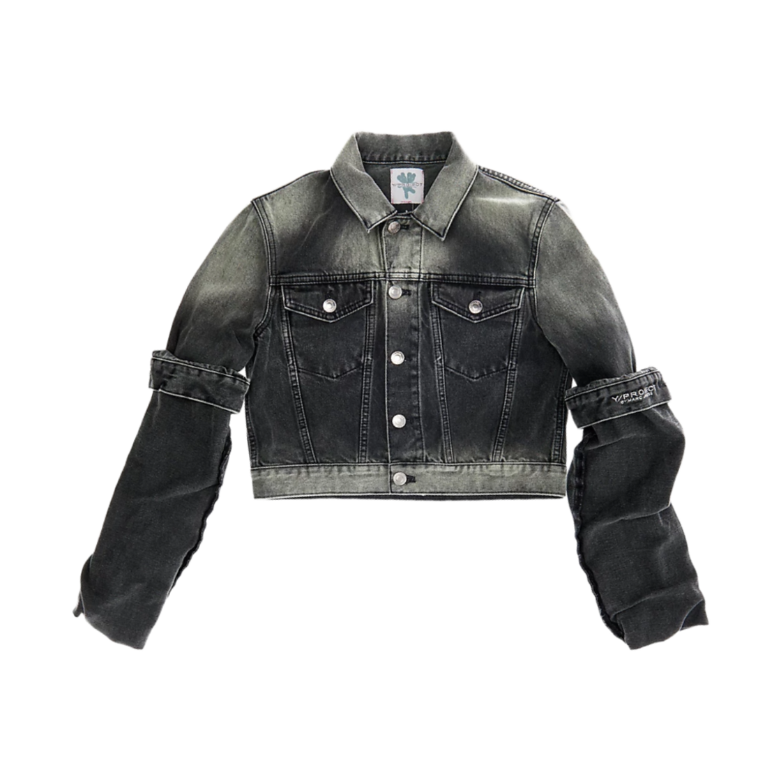 3S5RJC029D01-001 (W) Heaven By Marc Jacobs x Y/Project Denim Jacket Black