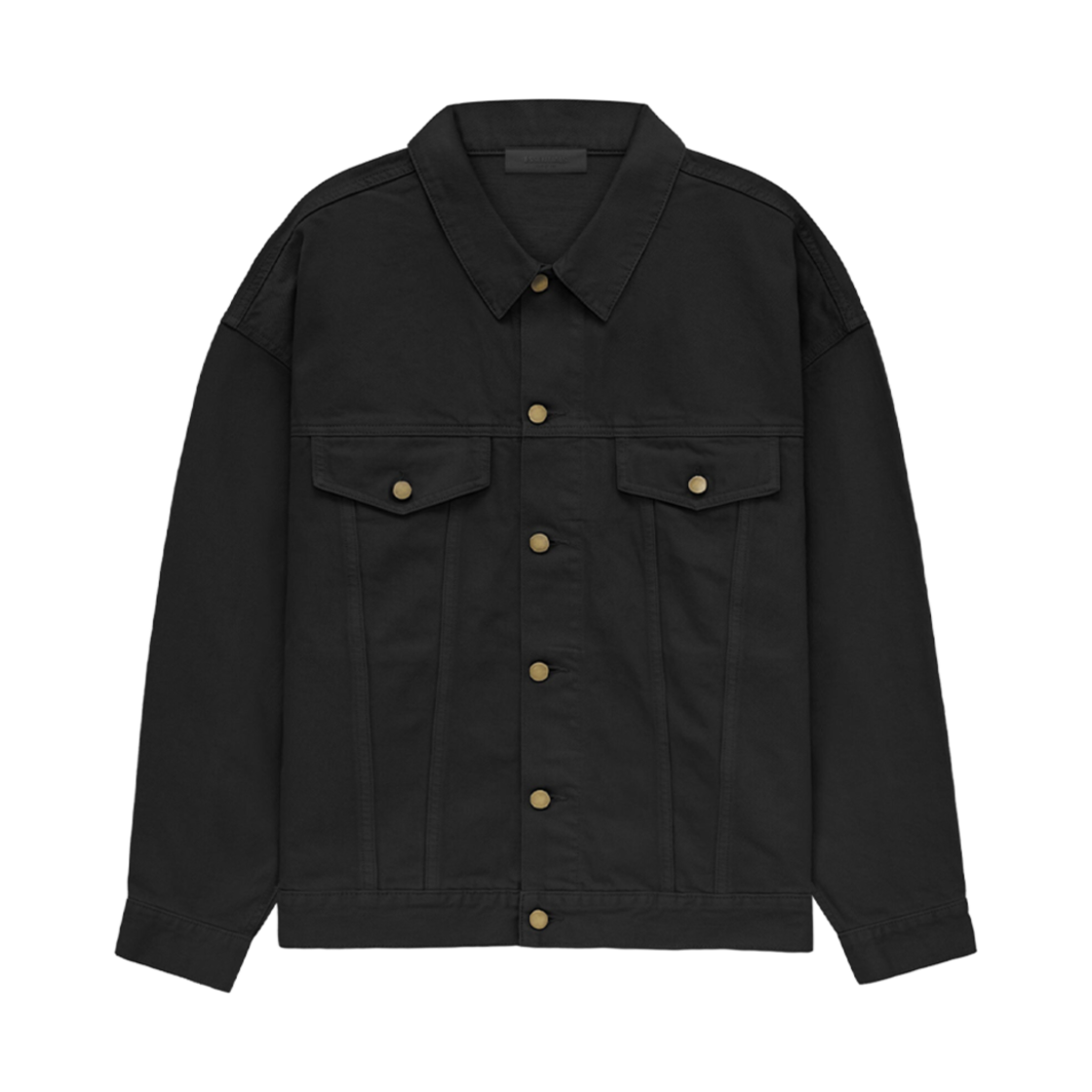 에센셜 데님 자켓 제트 블랙 - 23FW