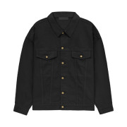 Essentials Denim Jacket Jet Black - 23FW