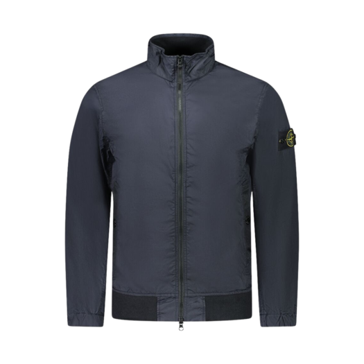 Stone Island 4100037 Crinkle Reps R-NY Wind Resistant Jacket Navy Blue - 25SS