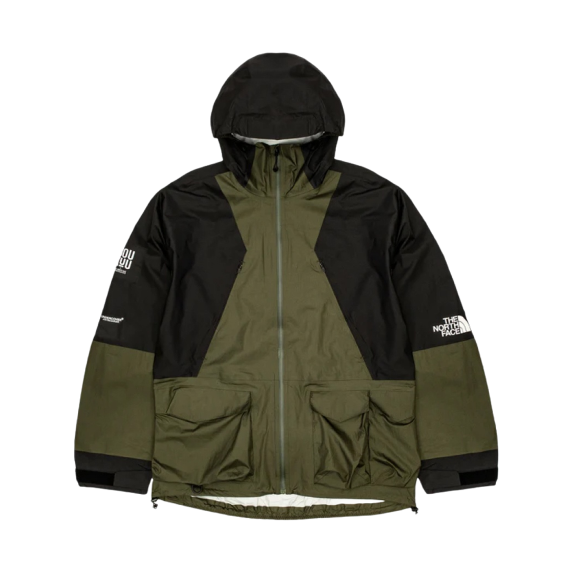 NF0A87UER0U The North Face x Undercover Soukuu Hike Packable Mountain Light Shell Jacket Forest Night Green