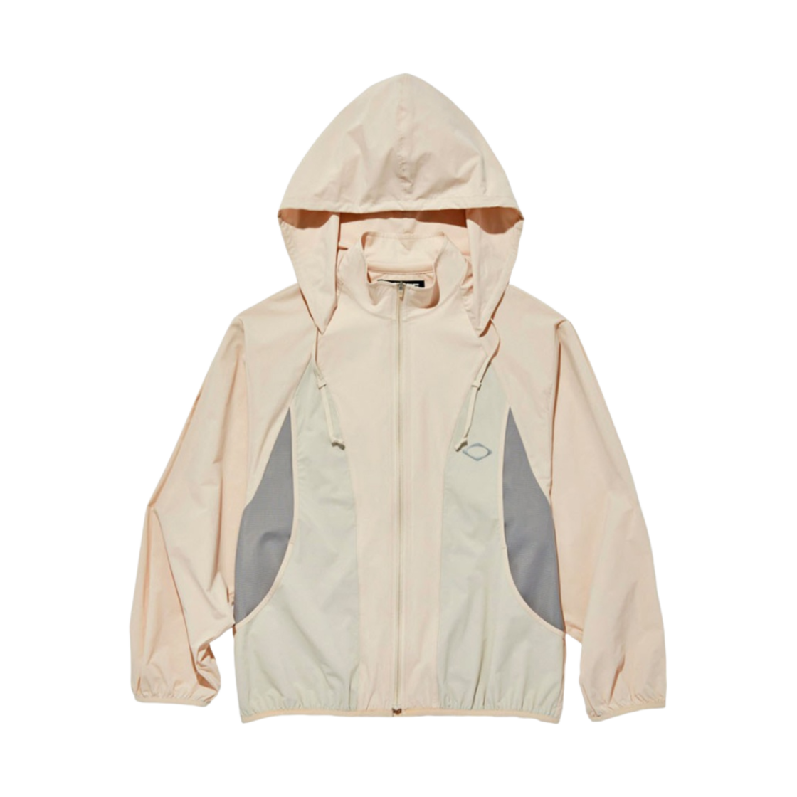 (W) 미스치프 SS 컬러블록 윈드브레이커 베이지((W) Mischief SS Color Blocked Windbreaker Beige)