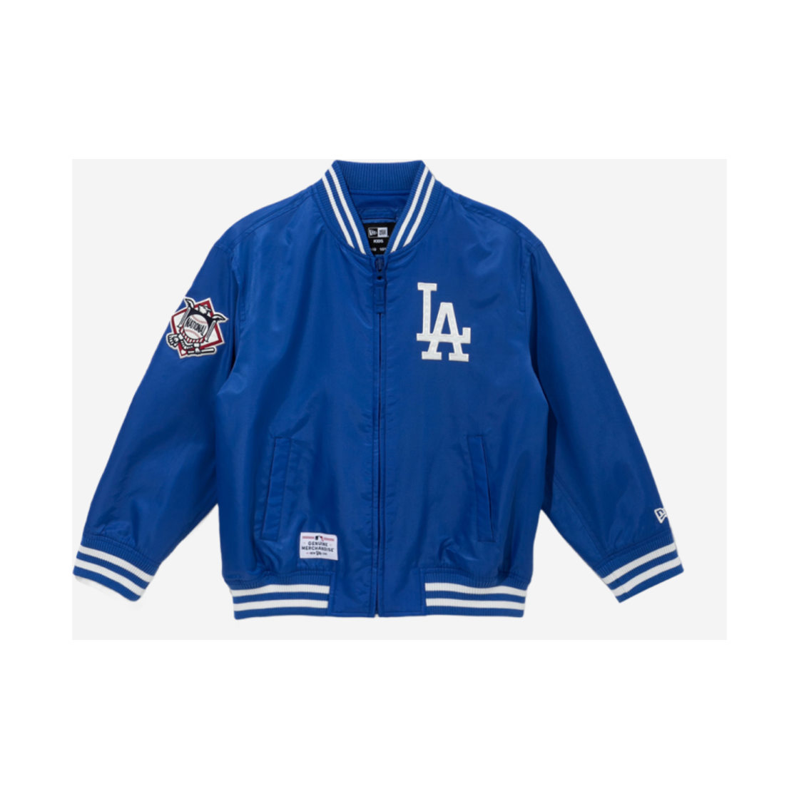(Kids) 뉴에라 MLB 서울 시리즈 LA 다저스 나일론 자켓 블루((Kids) New Era MLB Seoul Series LA Dodgers Nylon Jacket Blue)