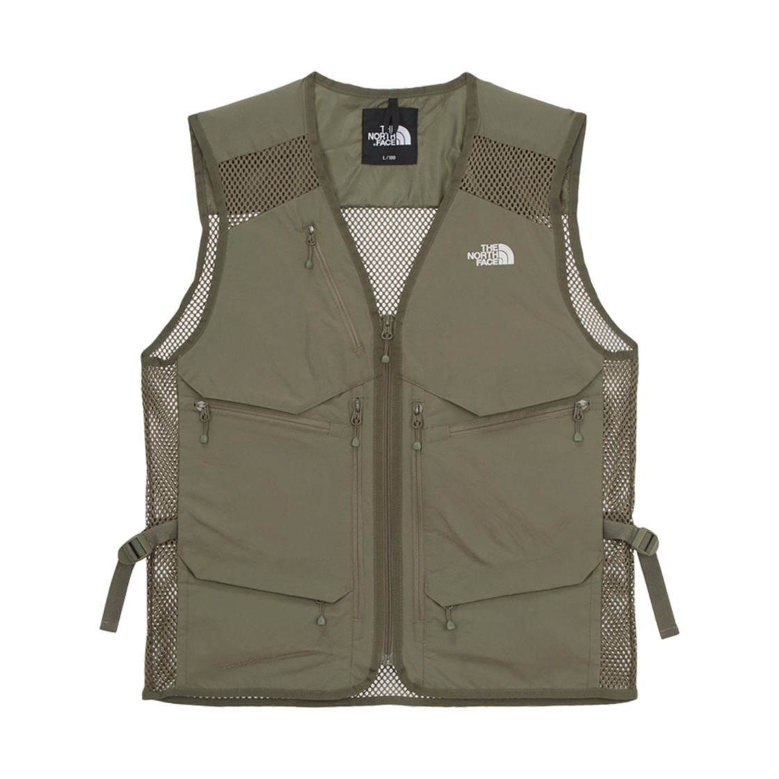 NV5VR03B The North Face Gear Mesh Vest Burnt Olive - 25SS