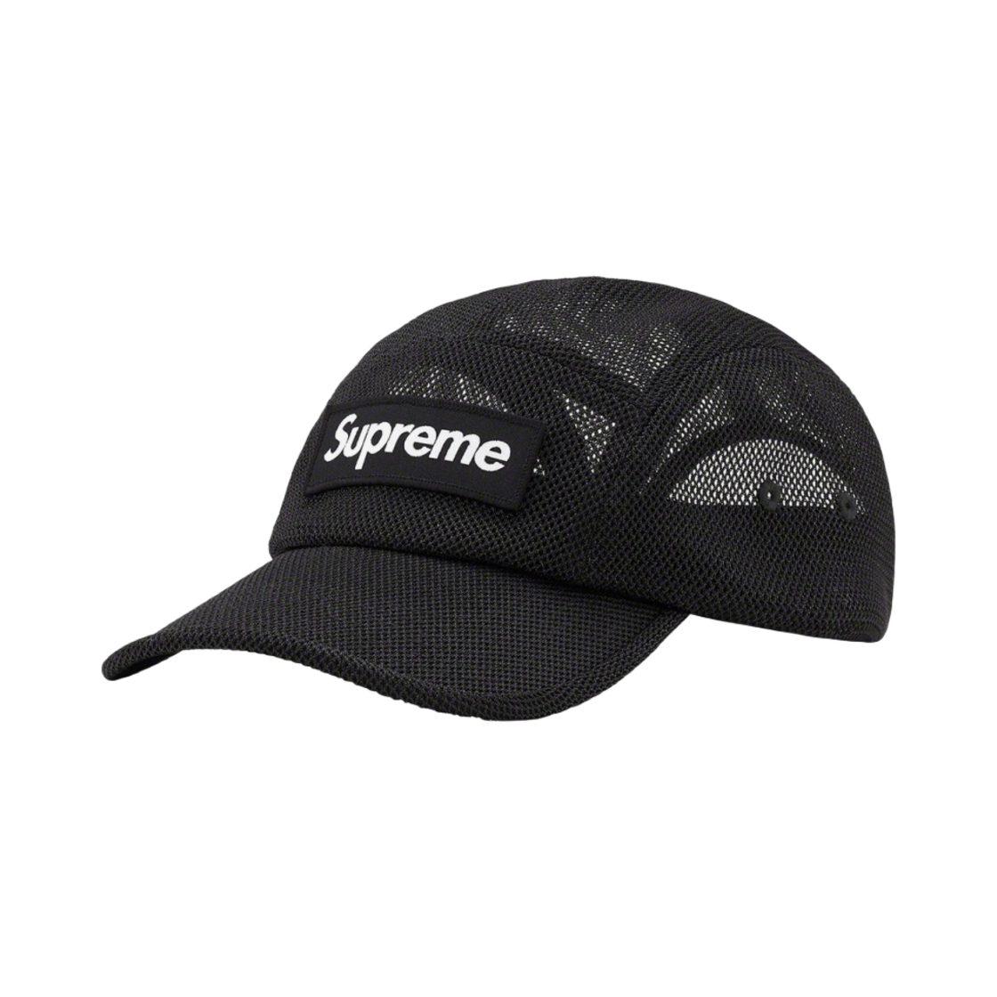 슈프림 메쉬 코듀라 캠프캡 블랙 - 23SS(Supreme Mesh Cordura Camp Cap Black - 23SS)